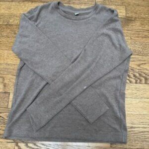 Uniqlo Fuzzy Brown shirt